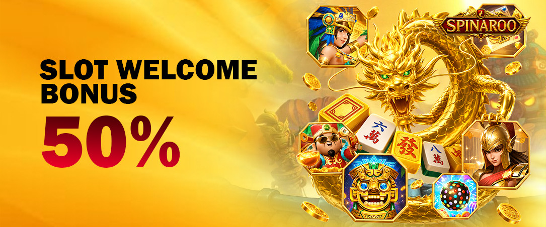 Slot Welcome Bonus 50% - Spinaroo
